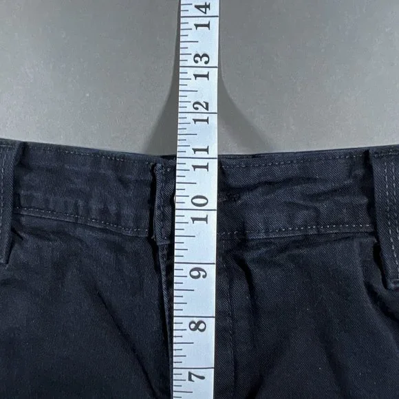 Signature by‎ Levi Strauss Black Jeans At Waist Bootcut Size Misses 14 Short - Picture 11 of 15